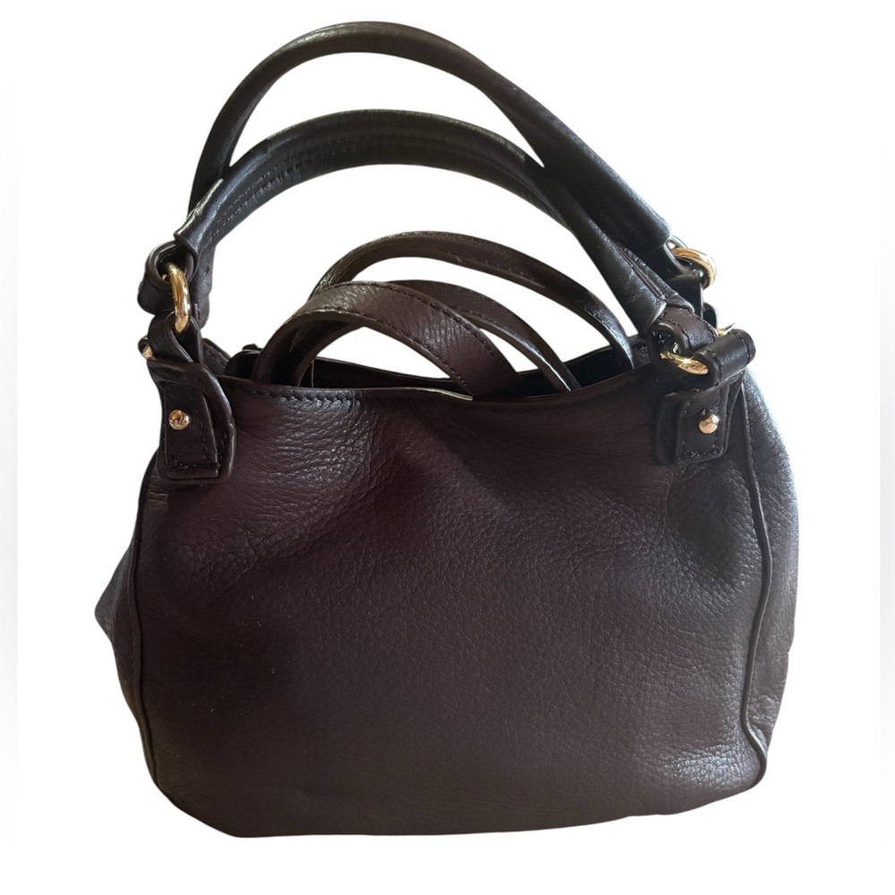 Kooba Mini Jonnie Brown Leather Python Embossed C… - image 2